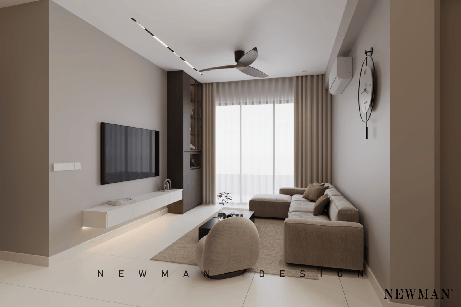 Newman × RGP interior — Soft Light Haven