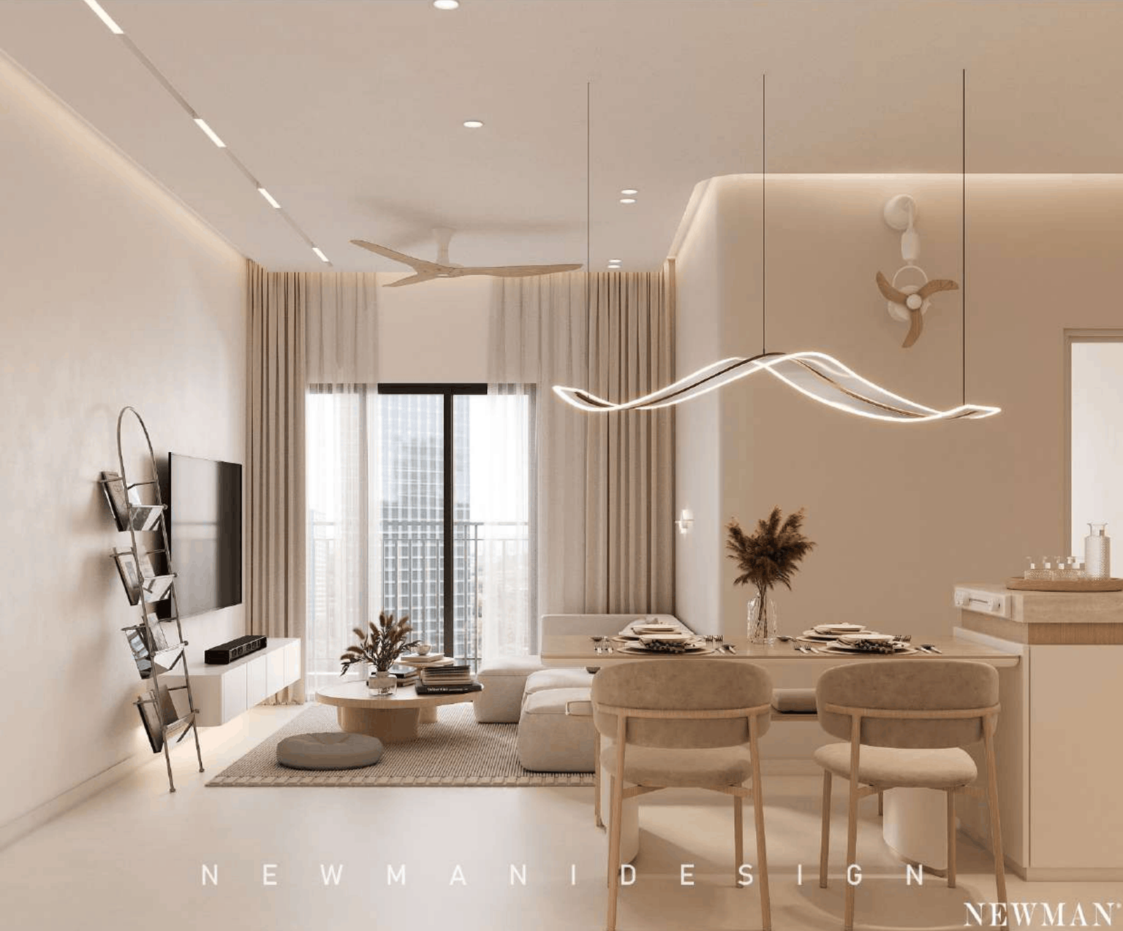 Newman × RGP interior — Cloudscape Residence